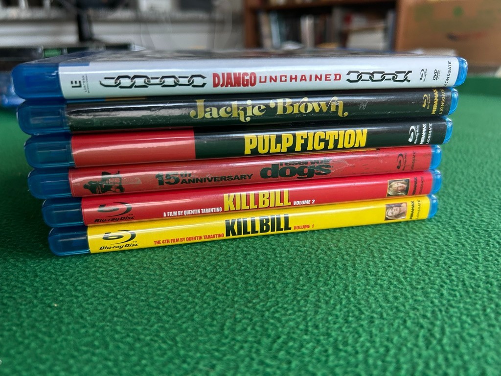 Quentin Tarantino Blu-ray Lot of 6 Films PULP FICTION KILL BILL JACKIE BROWN +++