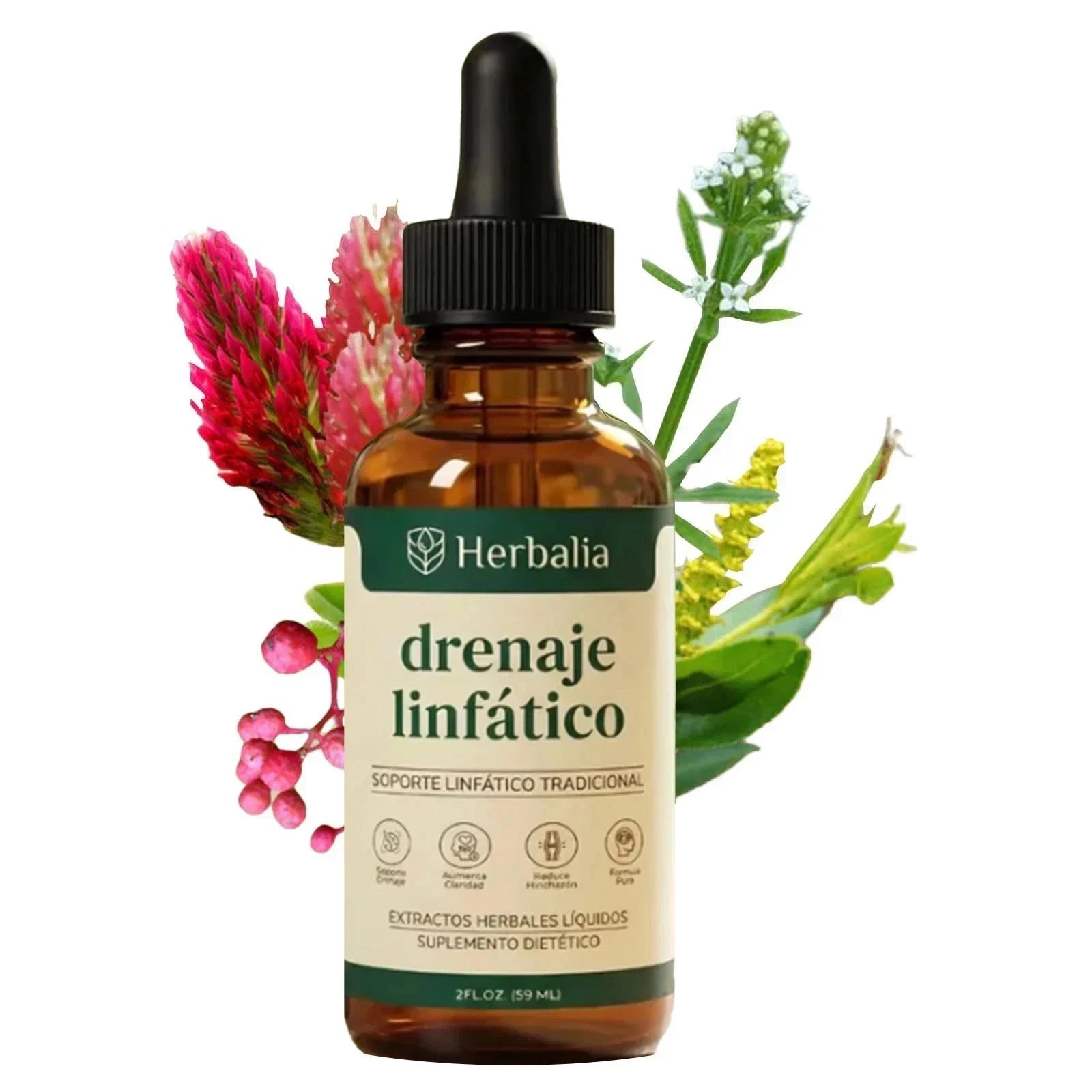 Herbalia Drenaje Linfatico Gotas Herbal Liquid Lymph Support Wellness (2 fl oz) Herbalia Drenaje Linfatico Gotas Herbal Liquid Lymph Support Wellness (2 fl oz)