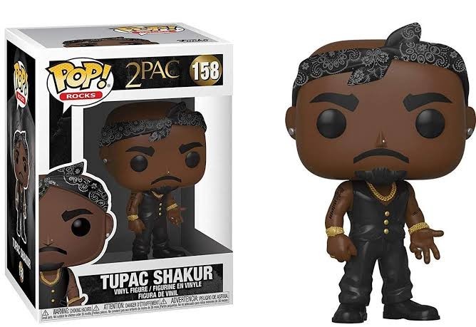 Funko Pop Rocks: Tupac - Tupac Shakur - Vinyl Figure #158 #45432