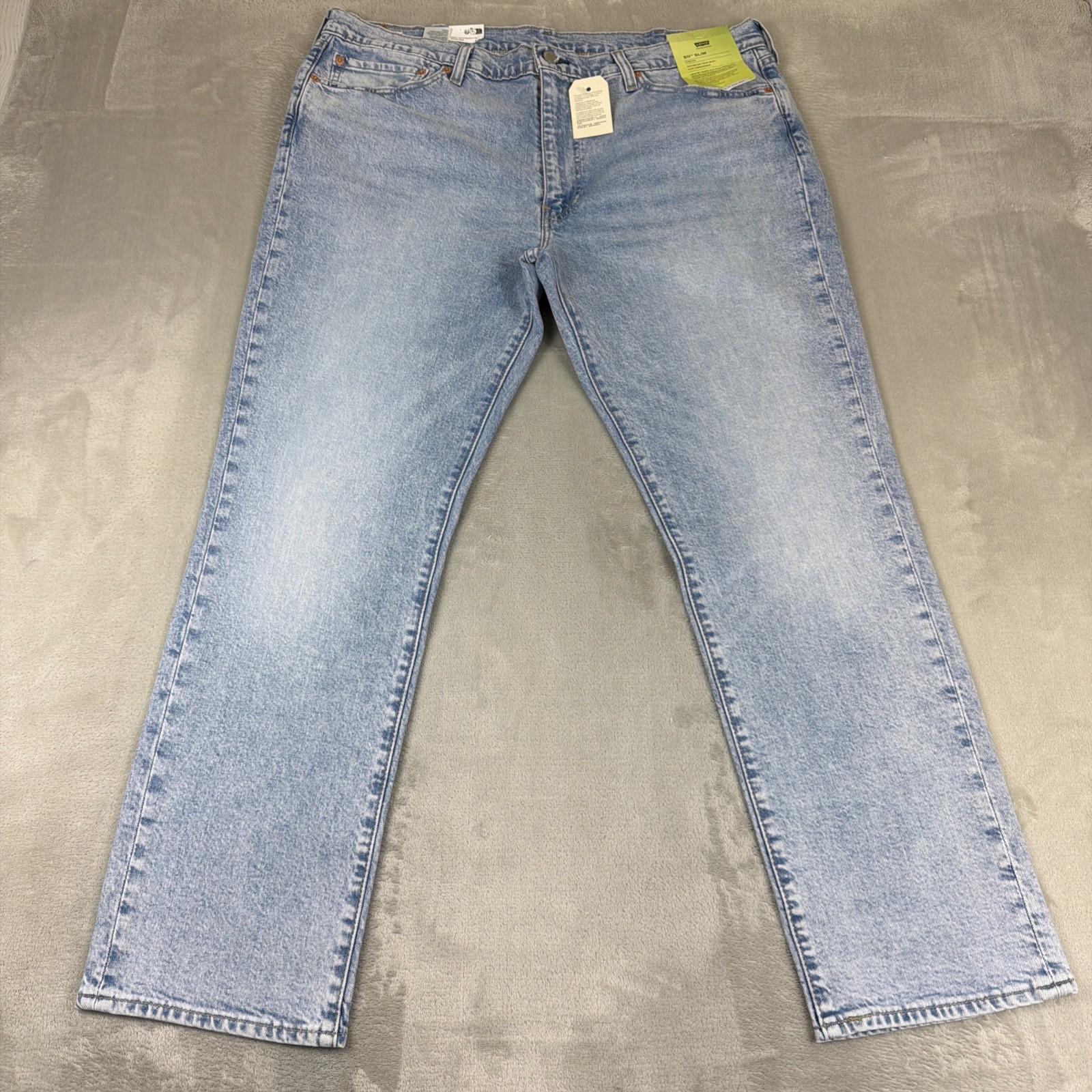 Levi\'s Performance 511 Jeans Men\'s 40x30 Slim Fit Blue Denim Stretch Light Wash