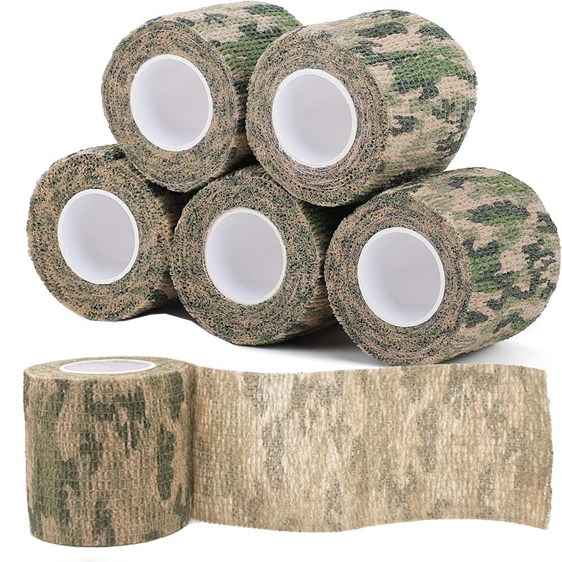 12 Rolls Self-Adhesive Camouflage Tape Wrap 2
