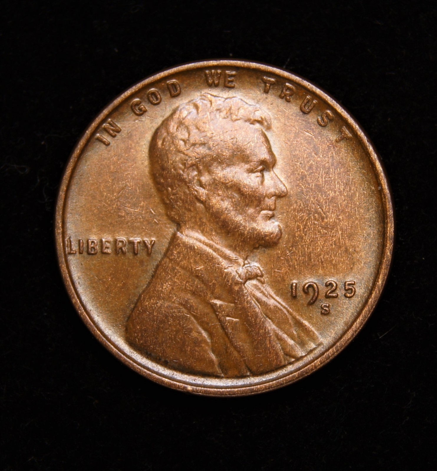 1925-S  Lincoln Wheat Cent  MS+++
