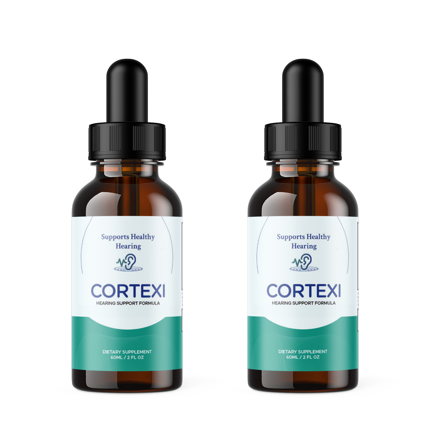 (2 Pack) Cortexi Drops for Ear Health, Hearing Support, Healthy Eardrum (120 ML) (2 Pack) Cortexi Drops for Ear Health, Hearing Support, Healthy Eardrum (120 ML)