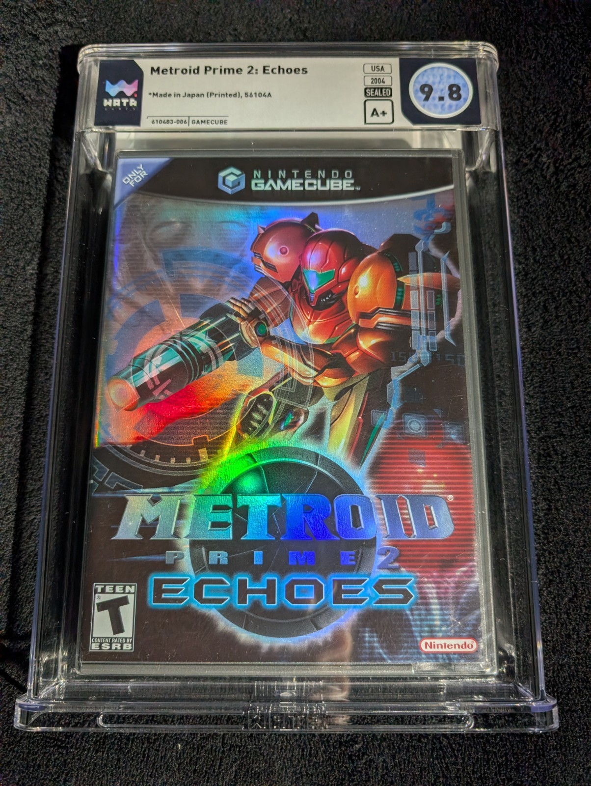 Metroid Prime 2 Echoes Nintendo GameCube Sealed New WATA 9.8 A+ First Print