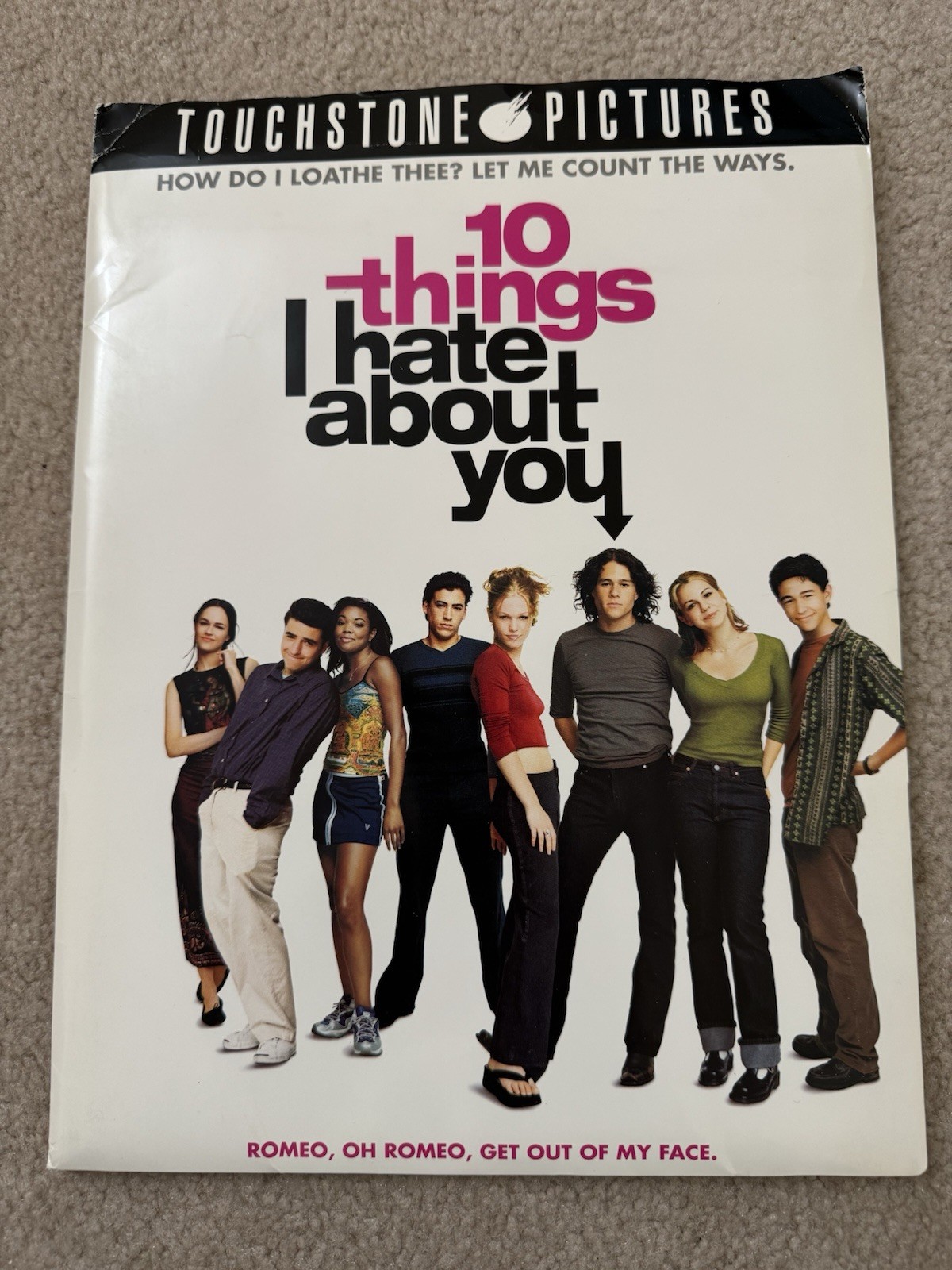10 Things I Hate About You Press Kit Heath Ledger Julia Stiles RARE