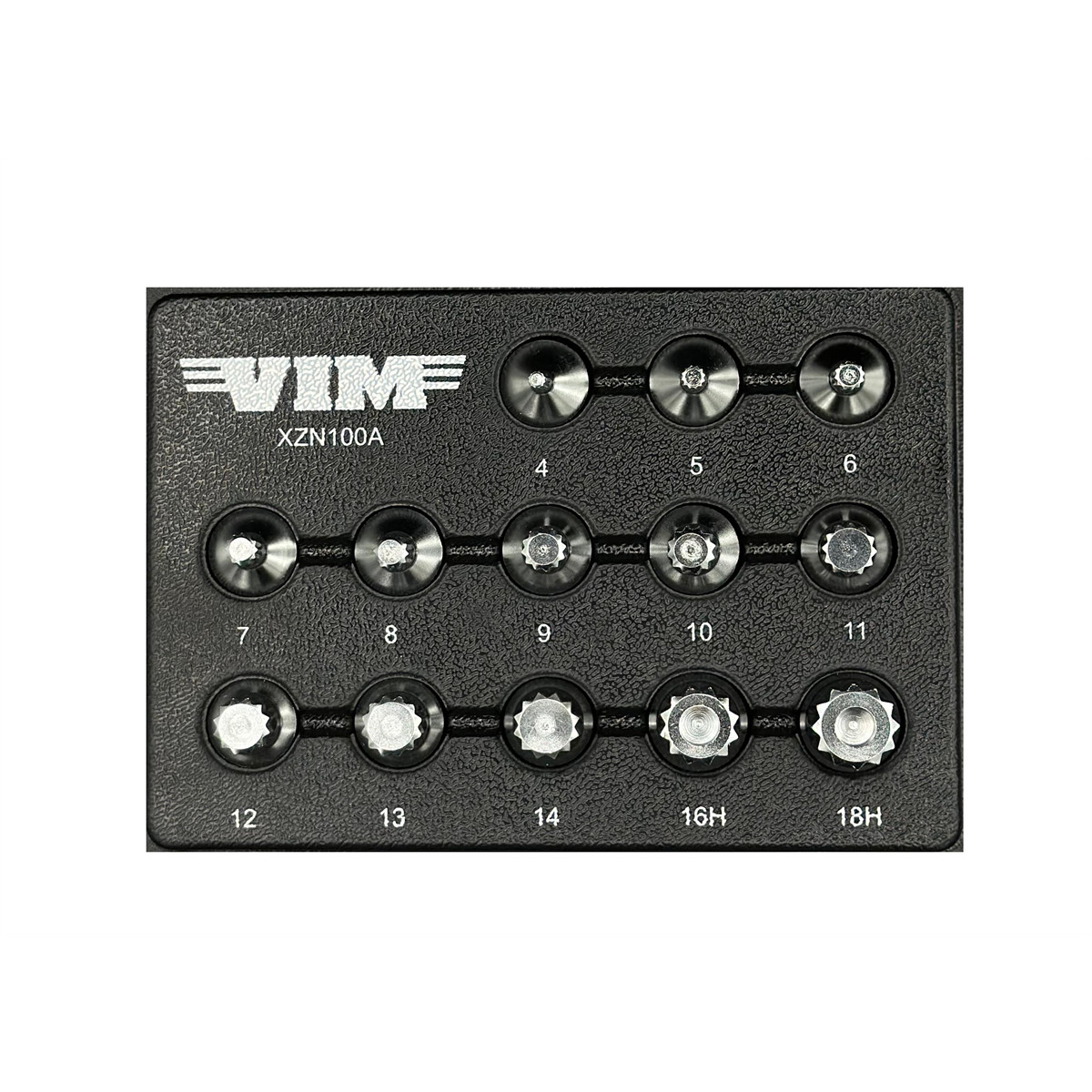 VIM Tools 13 Piece XZN Driver Set - 3/8 Inch Drive XZN100A VIM Tools 13 Piece XZN Driver Set - 3/8 Inch Drive XZN100A