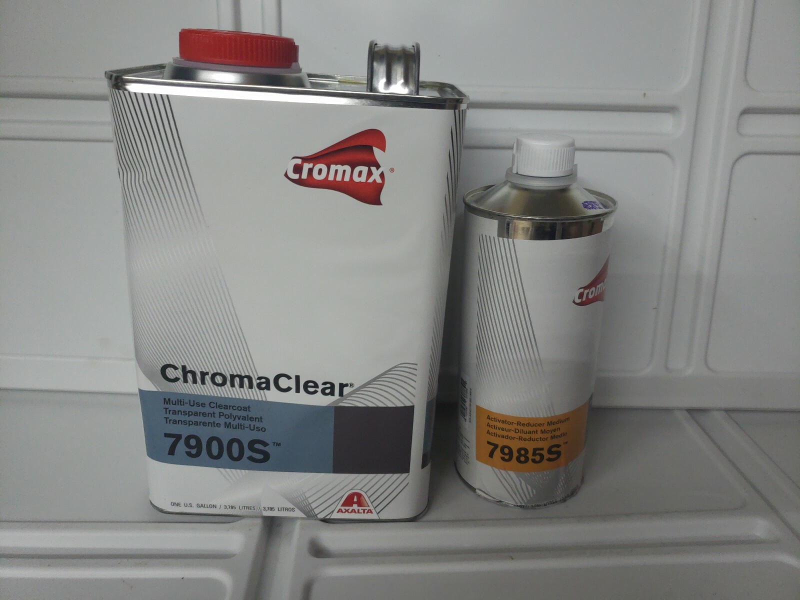 Cromax ChromaClear 7900s Clearcoat Body Shop Chromabase Clear w/ 7985s activator Cromax ChromaClear 7900s Clearcoat Body Shop Chromabase Clear w/ 7985s activator