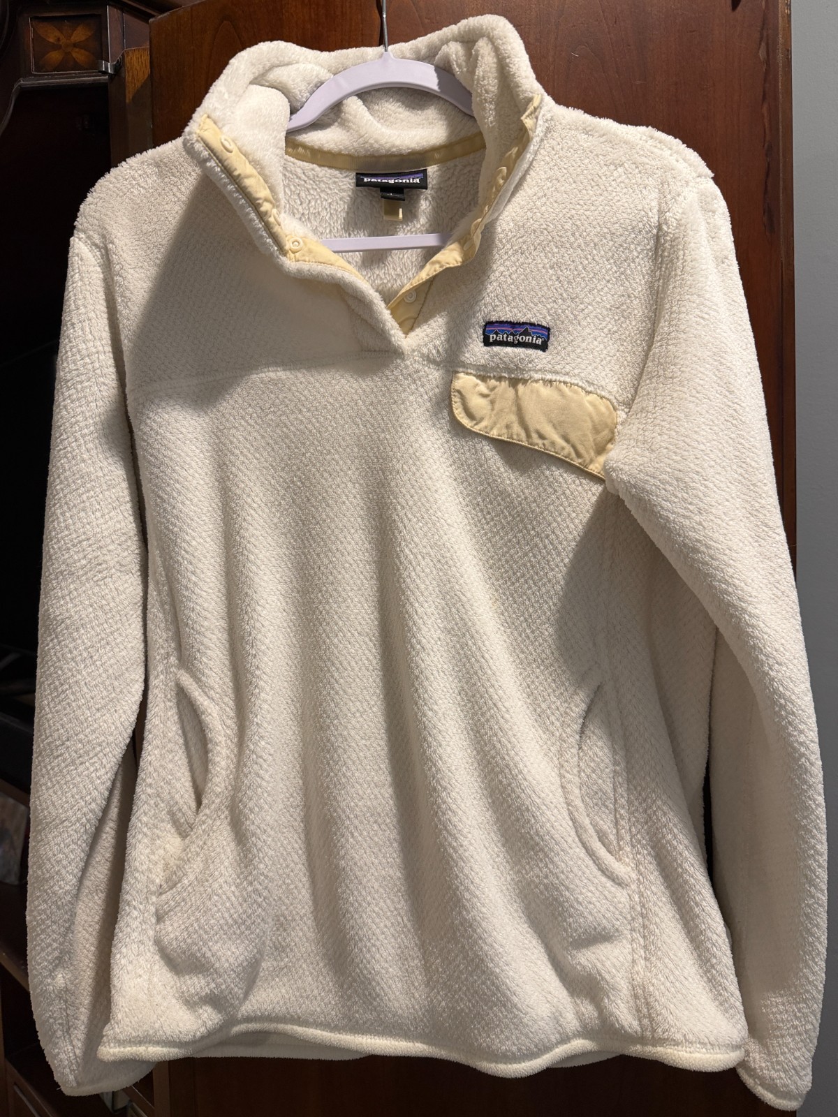 Patagonia Women\'s Re-Tool Snap-T Pullover Cream L
