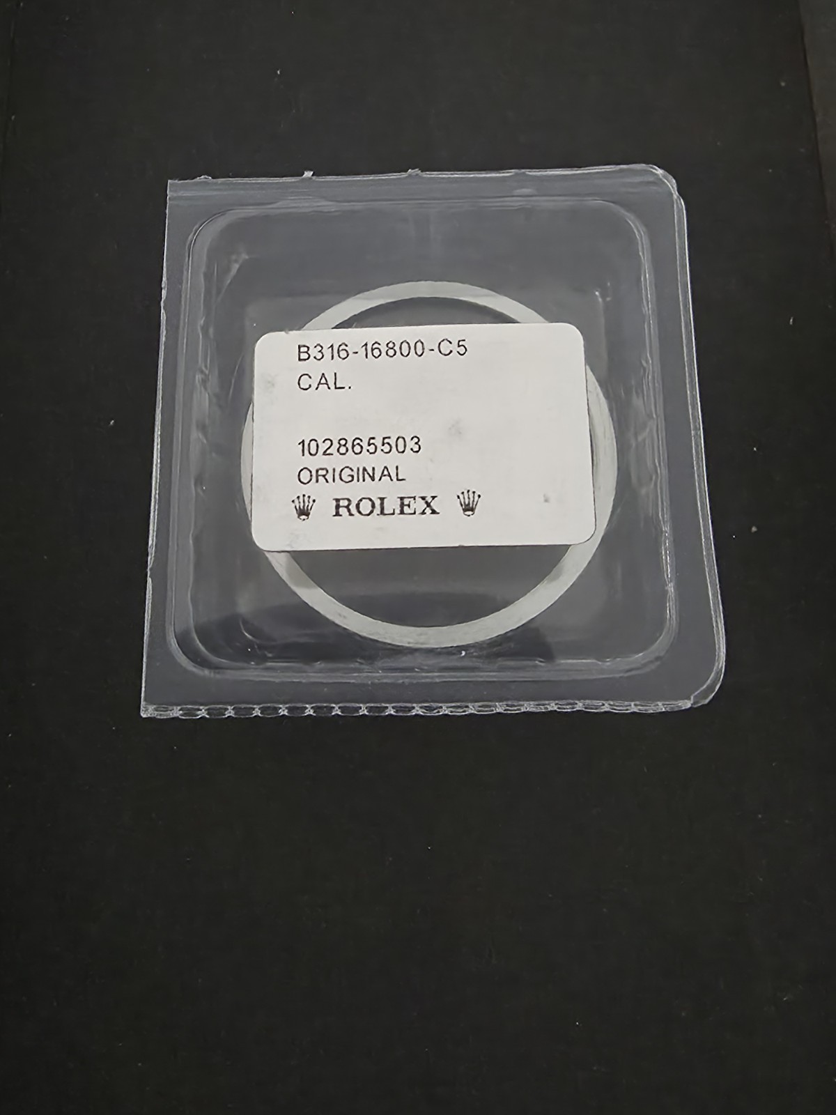 Genuine Rolex Bezel  Ring/Washer ( 5 Pcs) for 16610 16800 16700 factory  sealed
