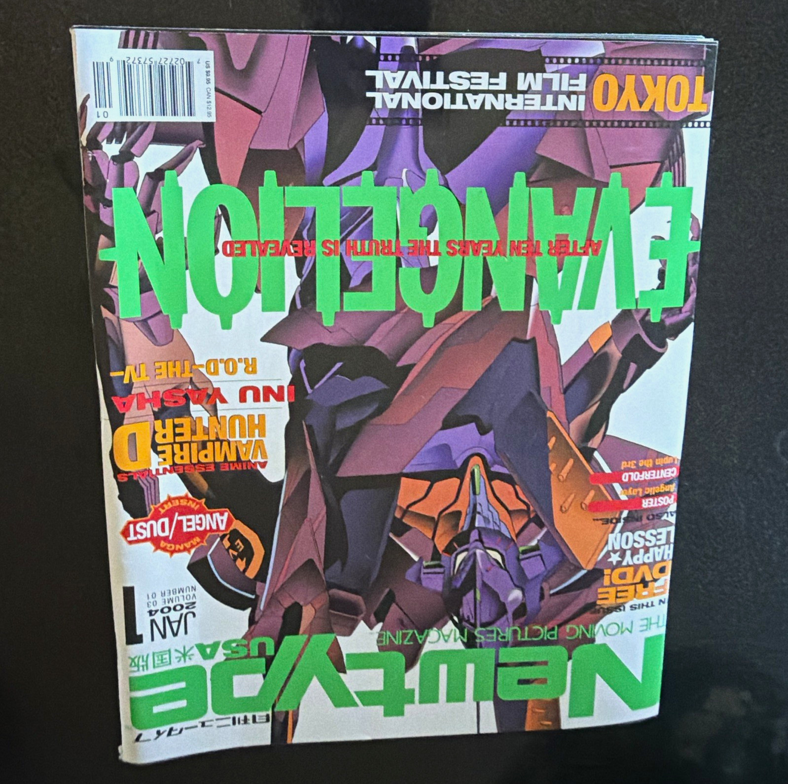 Newtype USA January 2004 Vol 3 #1 English/Japanese Neon Genesis Evangelion