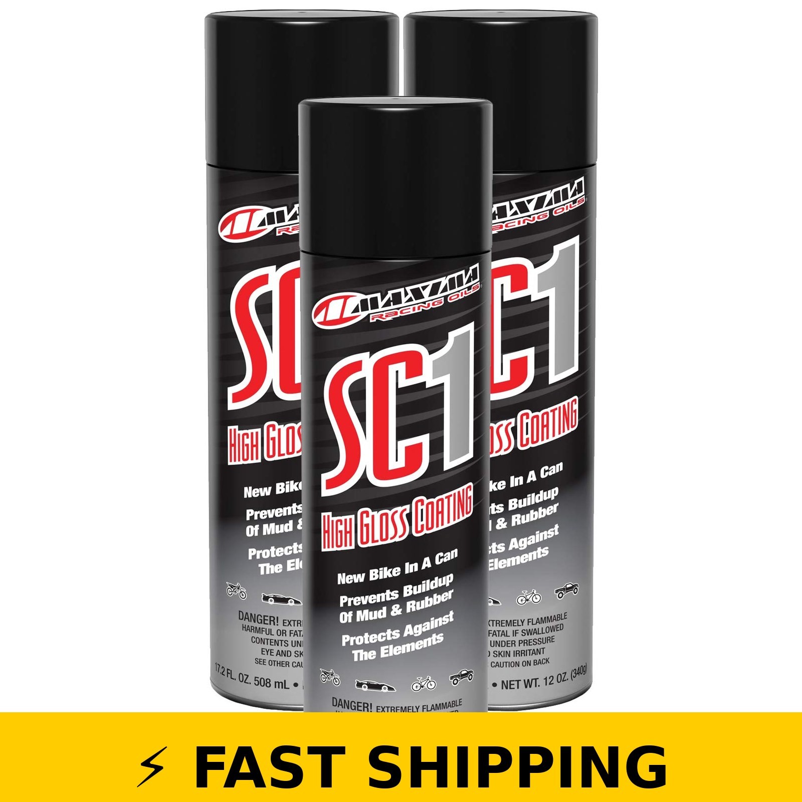 Maxima SC1 High Gloss Coating 3-Pack - 51.6 FL. OZ. - Powersports