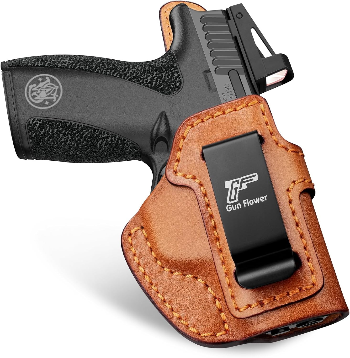 IWB Leather Holster for S&W Bodyguard 2.0, Optic Cut, Concealed Carry Holster,RH