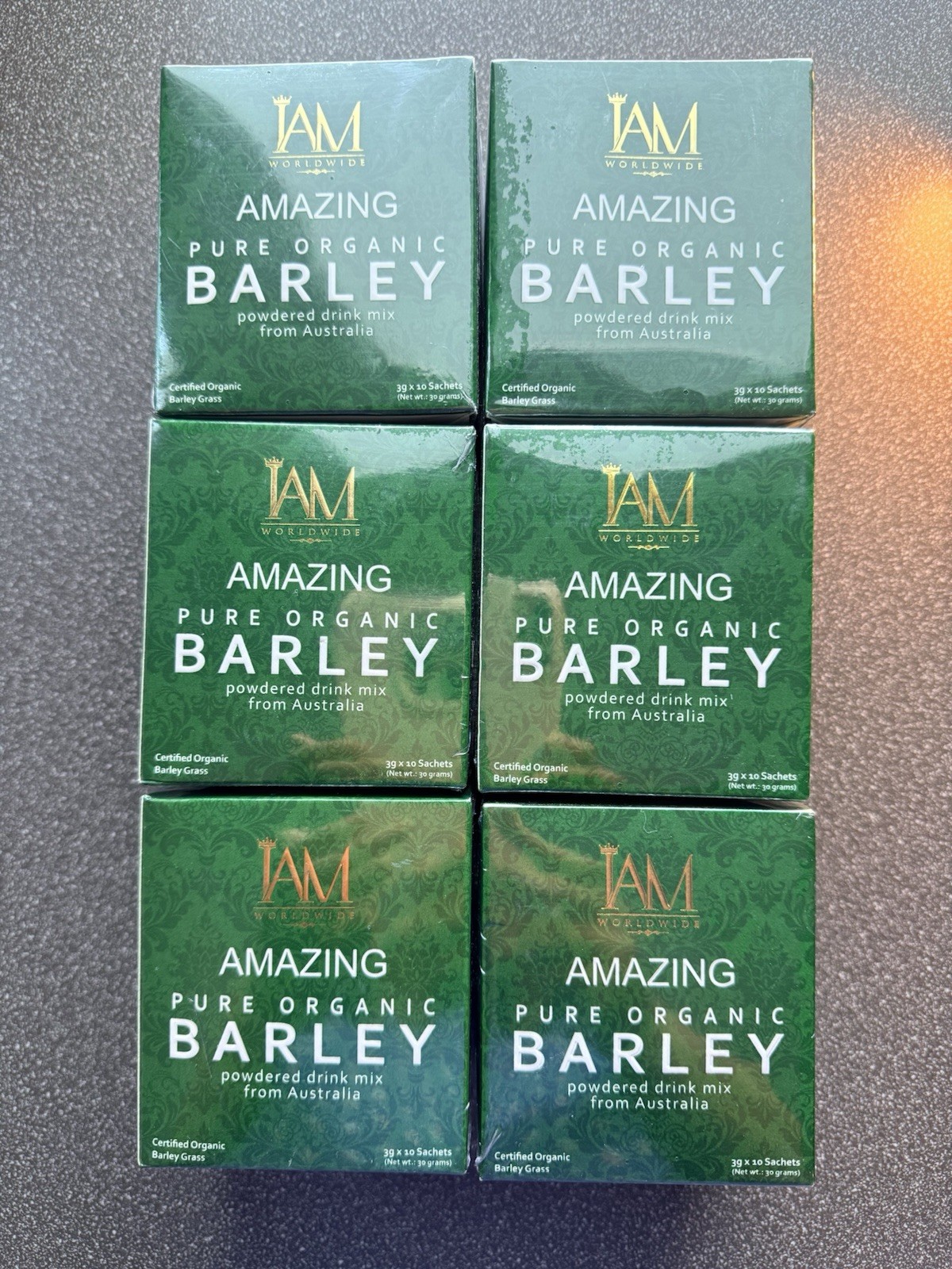 IAM  Amazing Pure Organic  Barley 6 Boxes (New Packaging) EXP. 2028