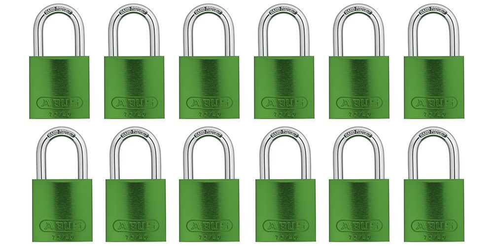 ABUS 72/40 Green Padlock 1\ ABUS 72/40 Green Padlock 1\