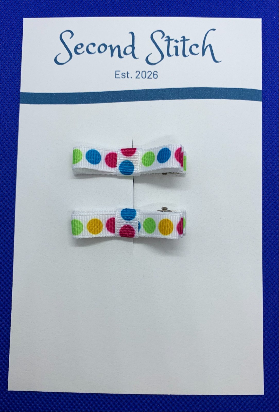 2-Piece Multi-Color Small Bows