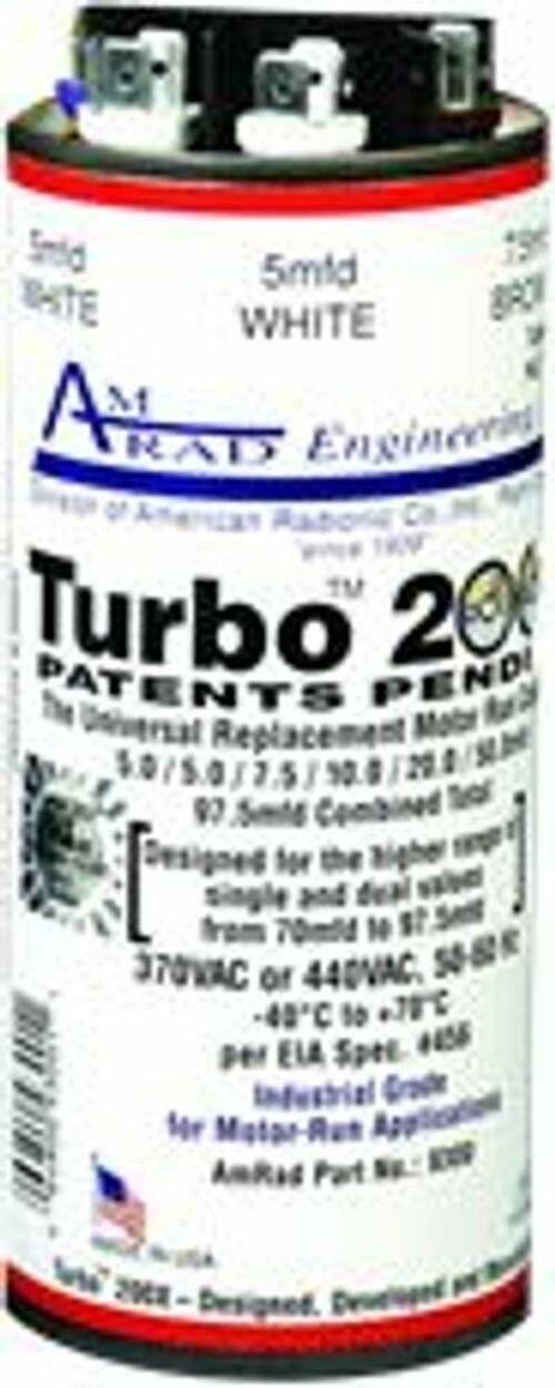 Amrad Engineering Turbo 200 X 70-97.5 MFD 370/440 VAC Capacitor