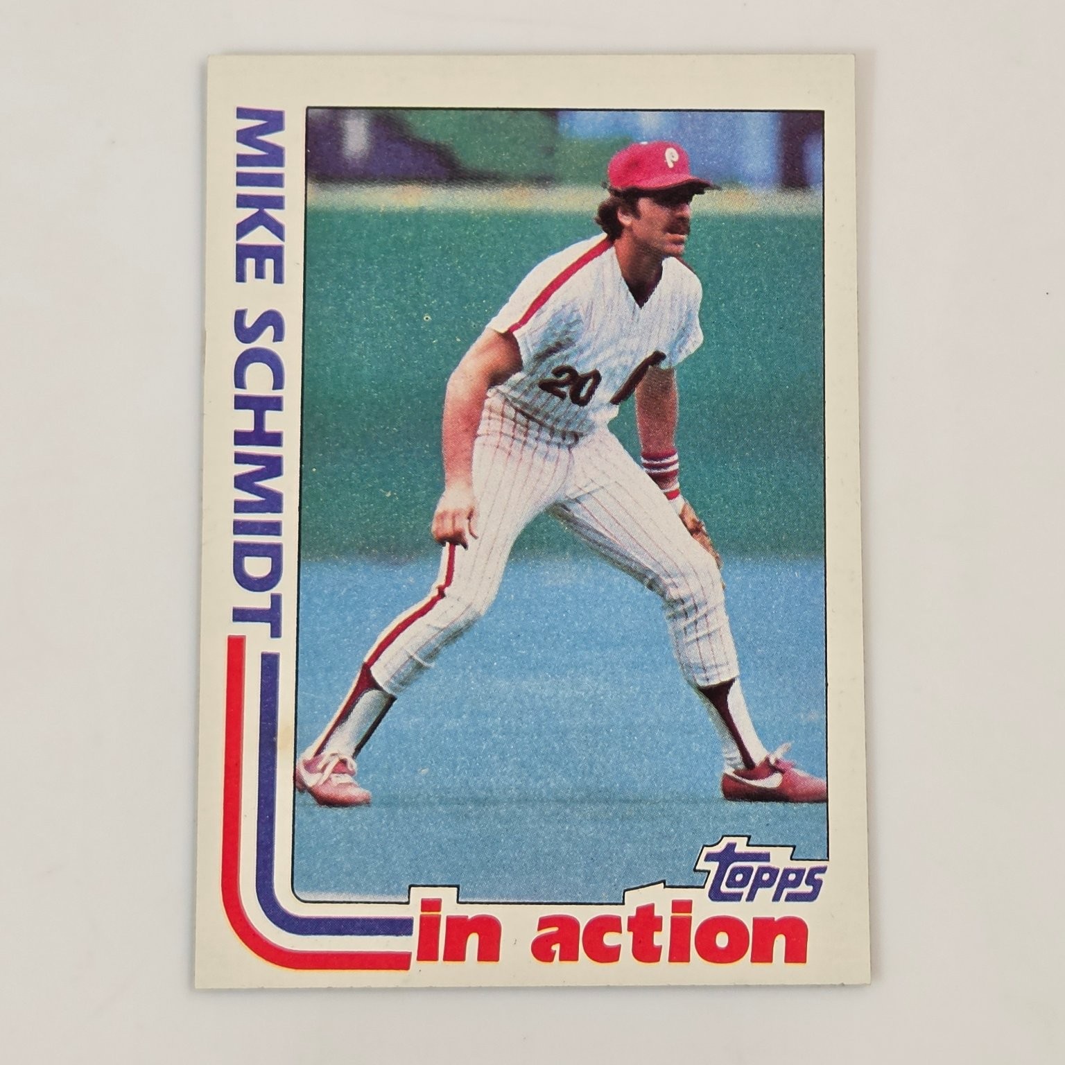 Mike Schmidt 1982 Topps In Action Baseball #101 Mike Schmidt 1982 Topps In Action Baseball #101