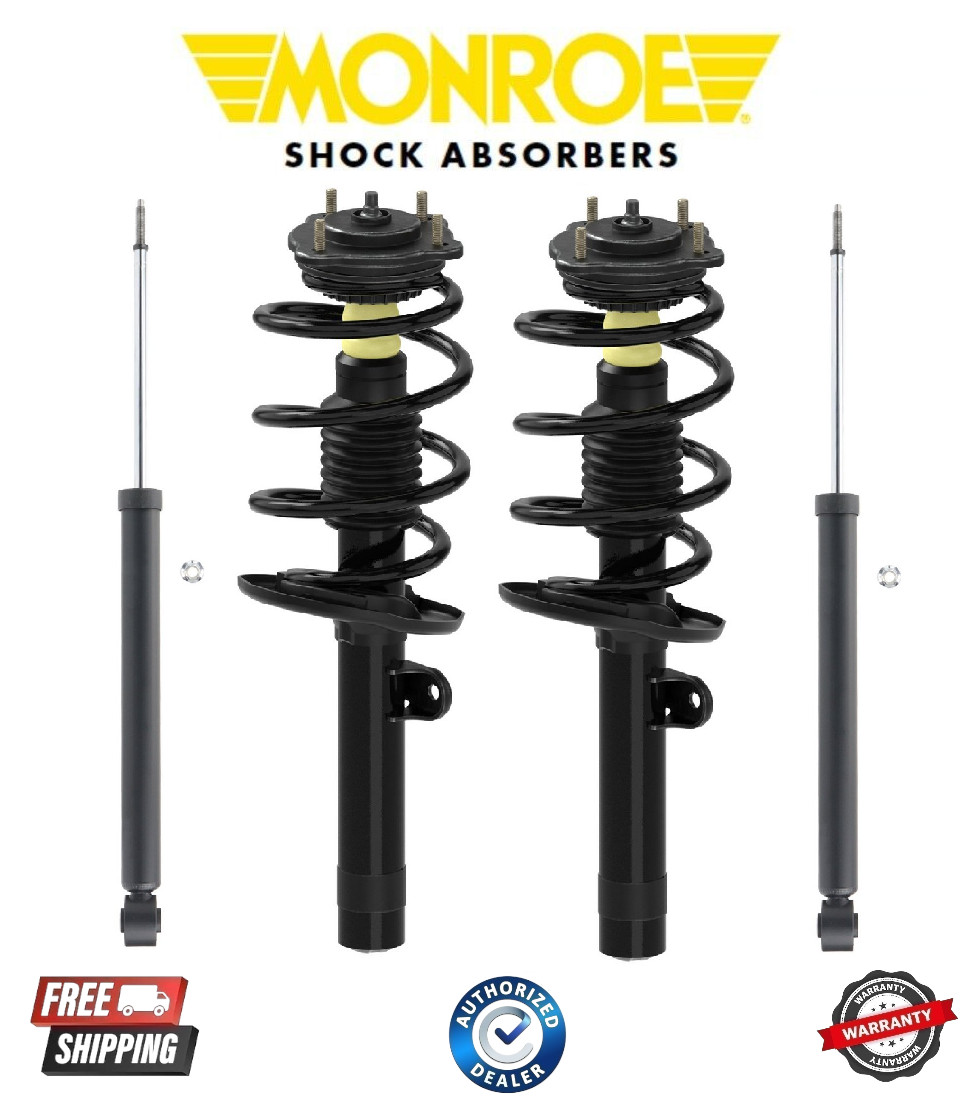 Monroe Front Struts & Coil Springs Rear Shocks Set for 2018-2022 Honda Accord
