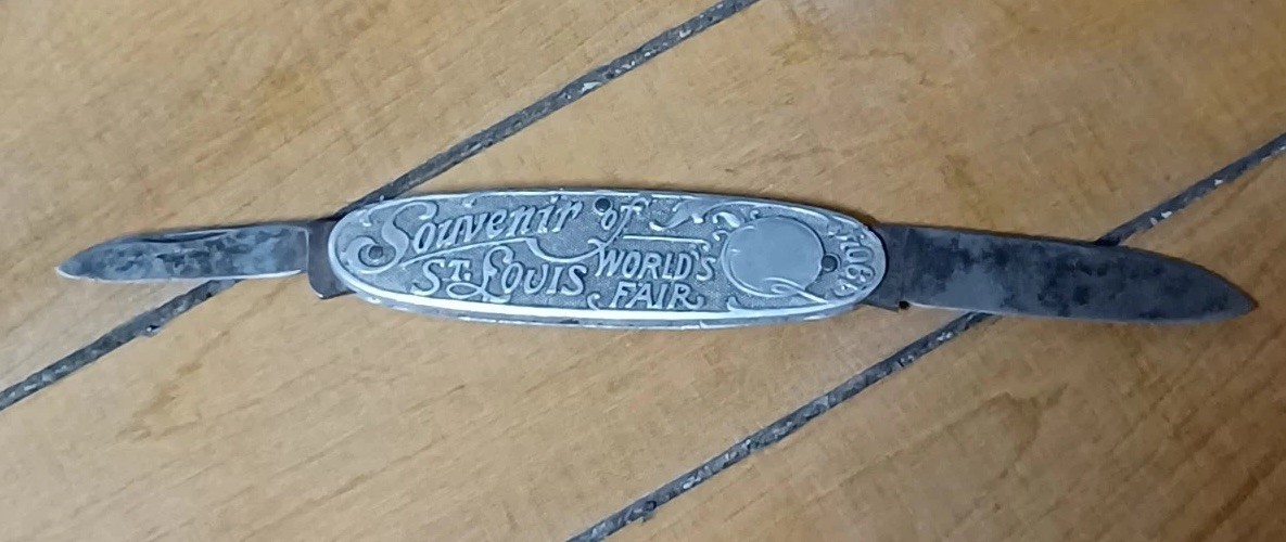 RARE 1904 World's Fair St. Louis Pocket Knife - Show The Cascade RARE 1904 World's Fair St. Louis Pocket Knife - Show The Cascade