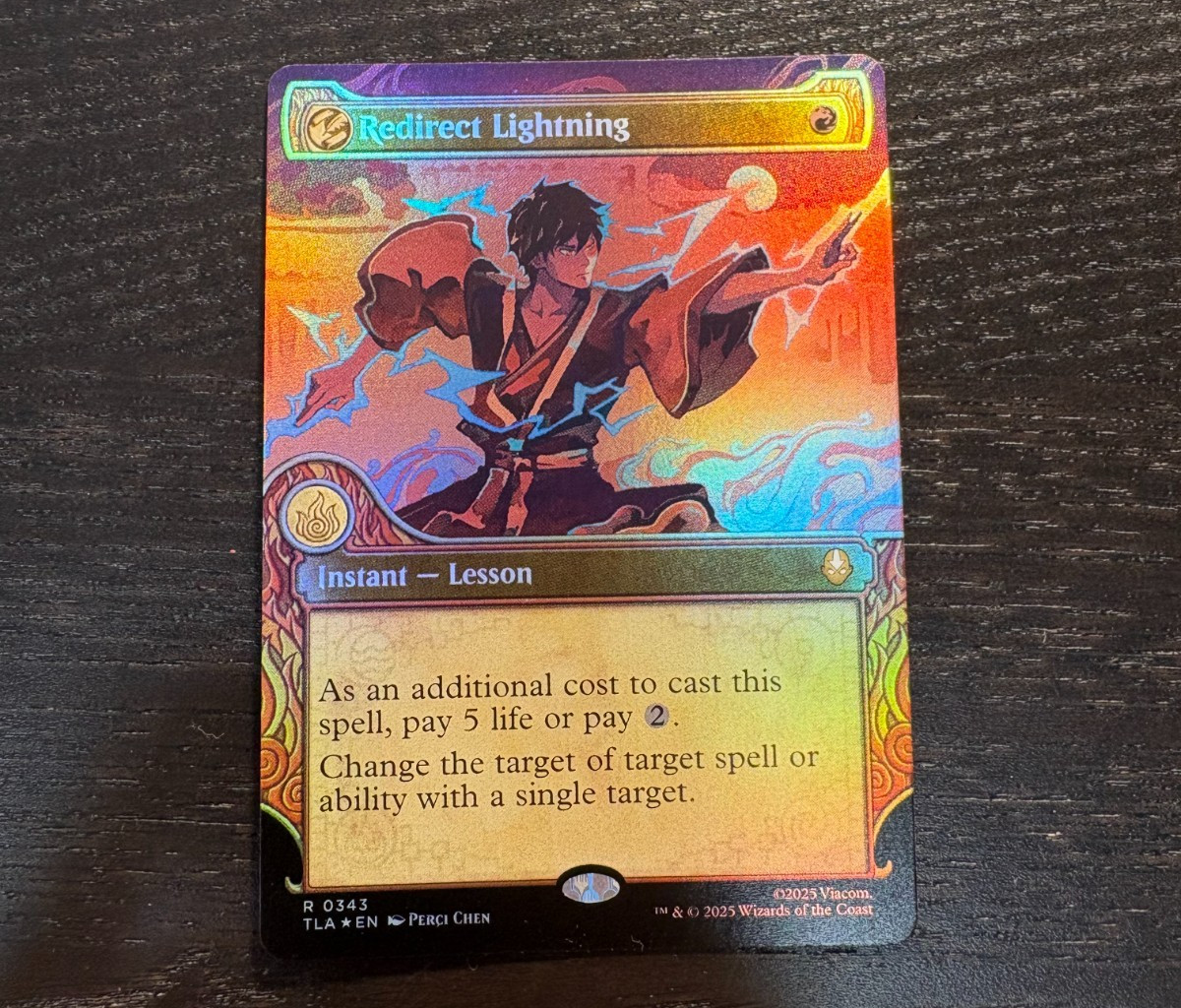 Redirect Lightning (Foil - Showcase) MTG Avatar: The Last Airbender
