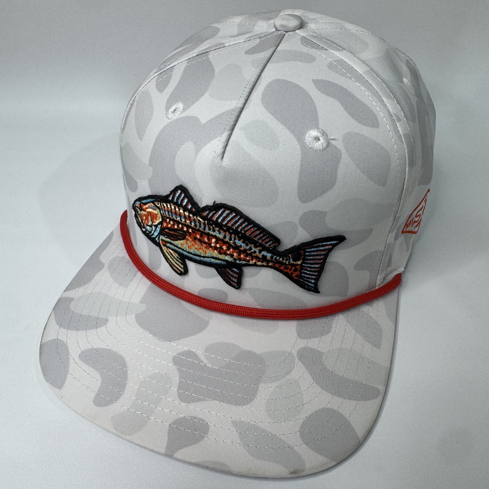 Southern String Hat Co 2024 White Camo Redfish Bass Rope Hat Snapback Rare Cap Southern String Hat Co 2024 White Camo Redfish Bass Rope Hat Snapback Rare Cap