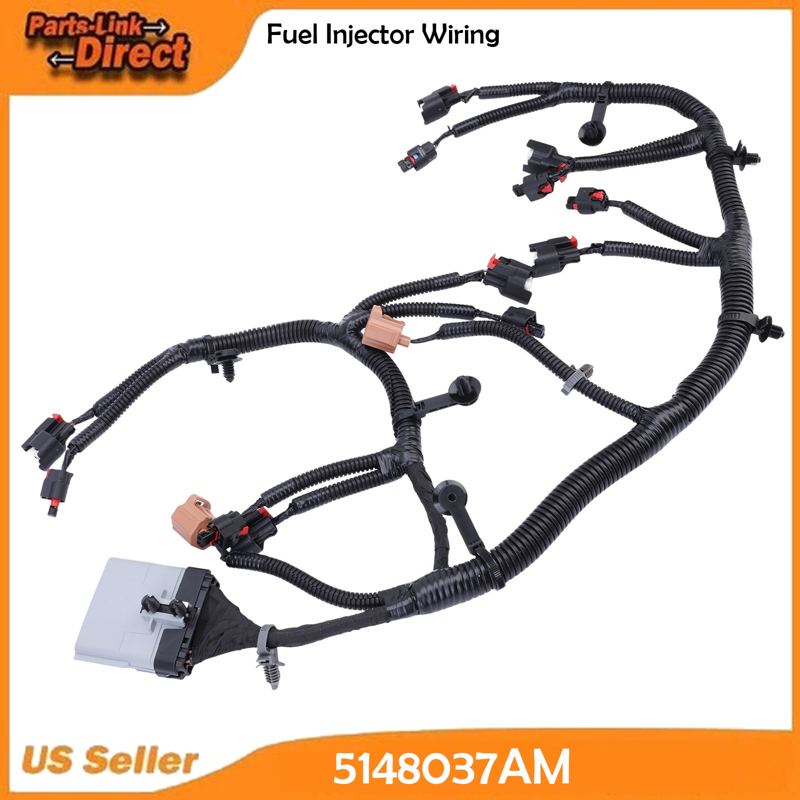Fuel Injector Wiring 5148037AM For Chrysler Jeep Grand Cherokee 3.6L 2011–2023