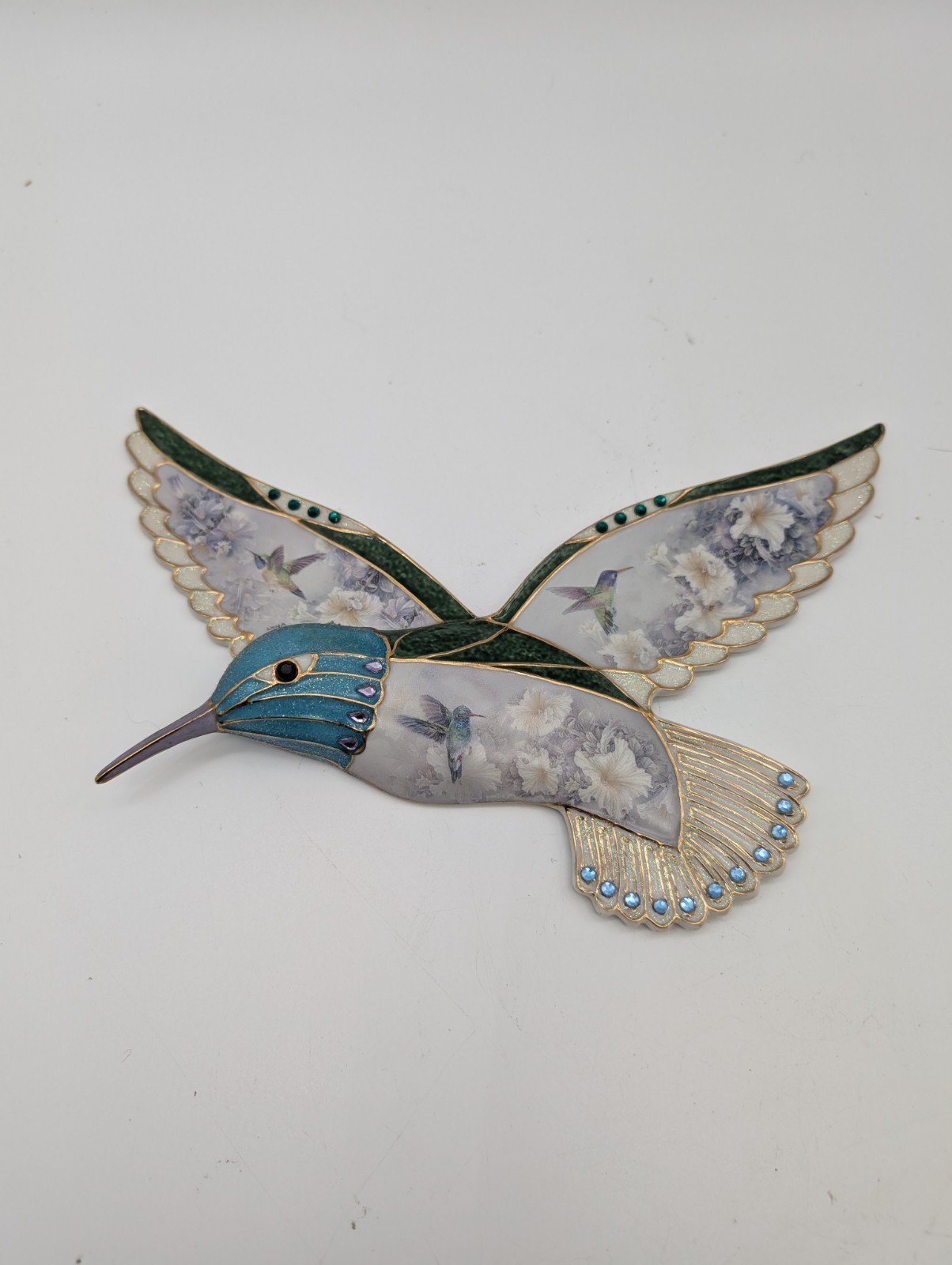 Jewels of the Garden Lena Liu FLUTTERING JEWELS Plaque Wall Decor Hummingbird Jewels of the Garden Lena Liu FLUTTERING JEWELS Plaque Wall Decor Hummingbird