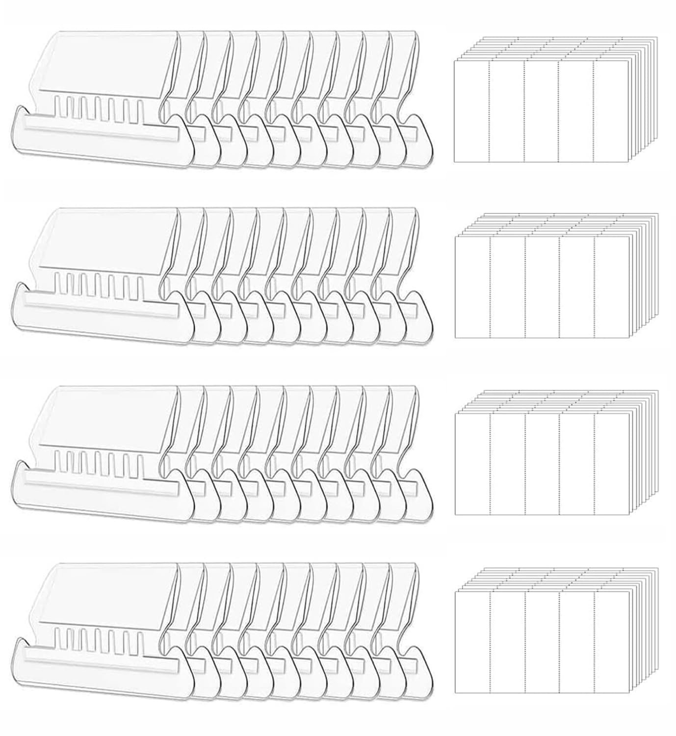 200Pcs File Folder Tabs, Insertable 3.1\ 200Pcs File Folder Tabs, Insertable 3.1\