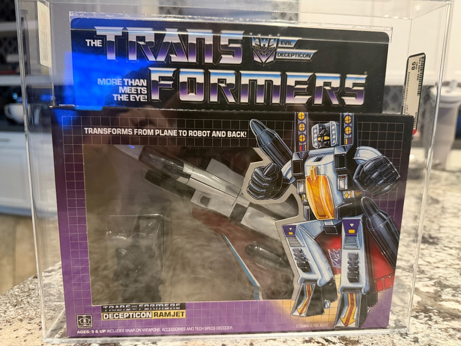 1985 Transformers G1 Ramjet AFA 85 NM+ MISB Double Sealed B85 W85 F90