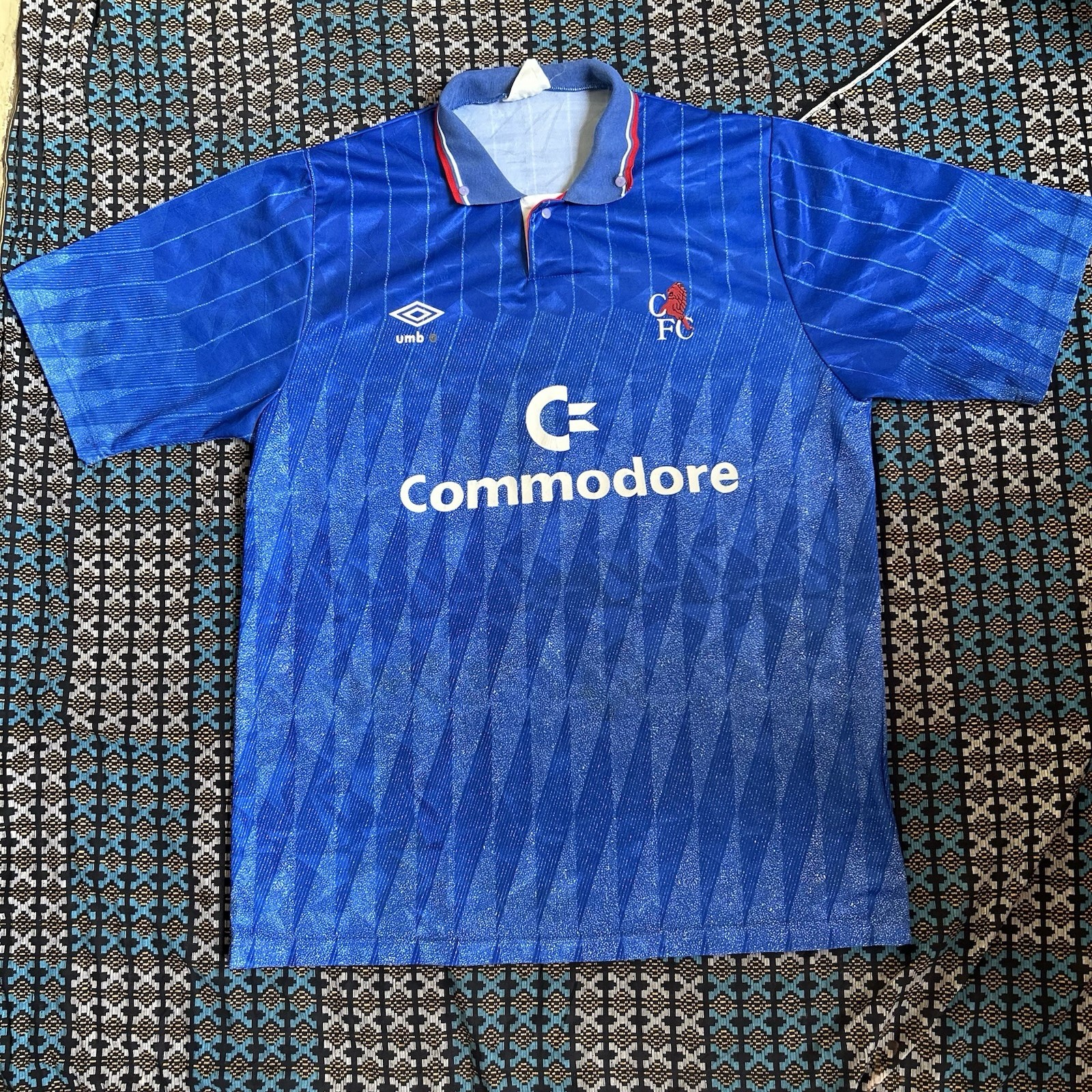 Vintage 1989-1991  Umbro FC Chelsea Home  (Authentic) Football Jersey