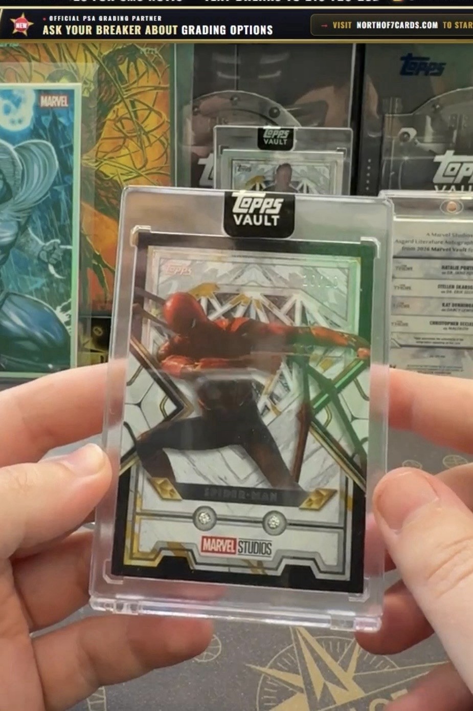 2026 Topps Marvel Vault Black Diamonds 10/10, Spider-Man SP