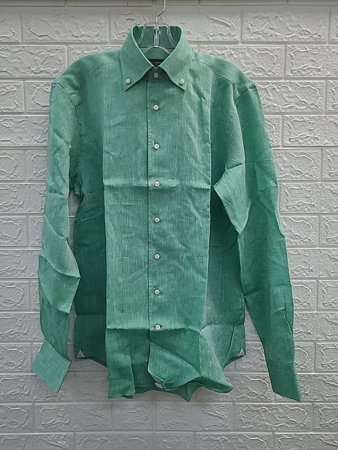New Daniel Cremieux Luxury Linen Long Sleeve Button Up Green Shirt Size Large New Daniel Cremieux Luxury Linen Long Sleeve Button Up Green Shirt Size Large