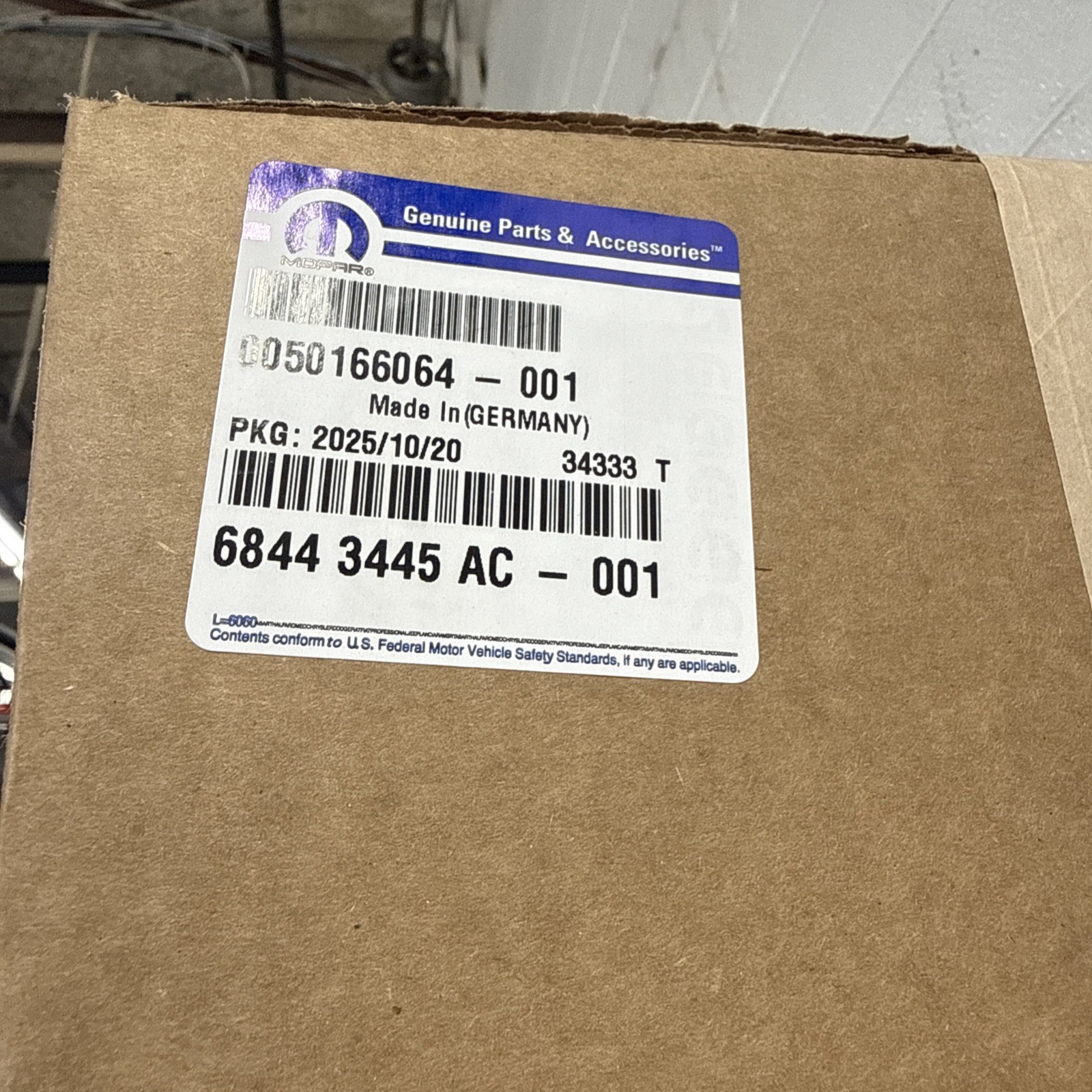 Genuine Mopar Electric Coolant Heater 68443445AC