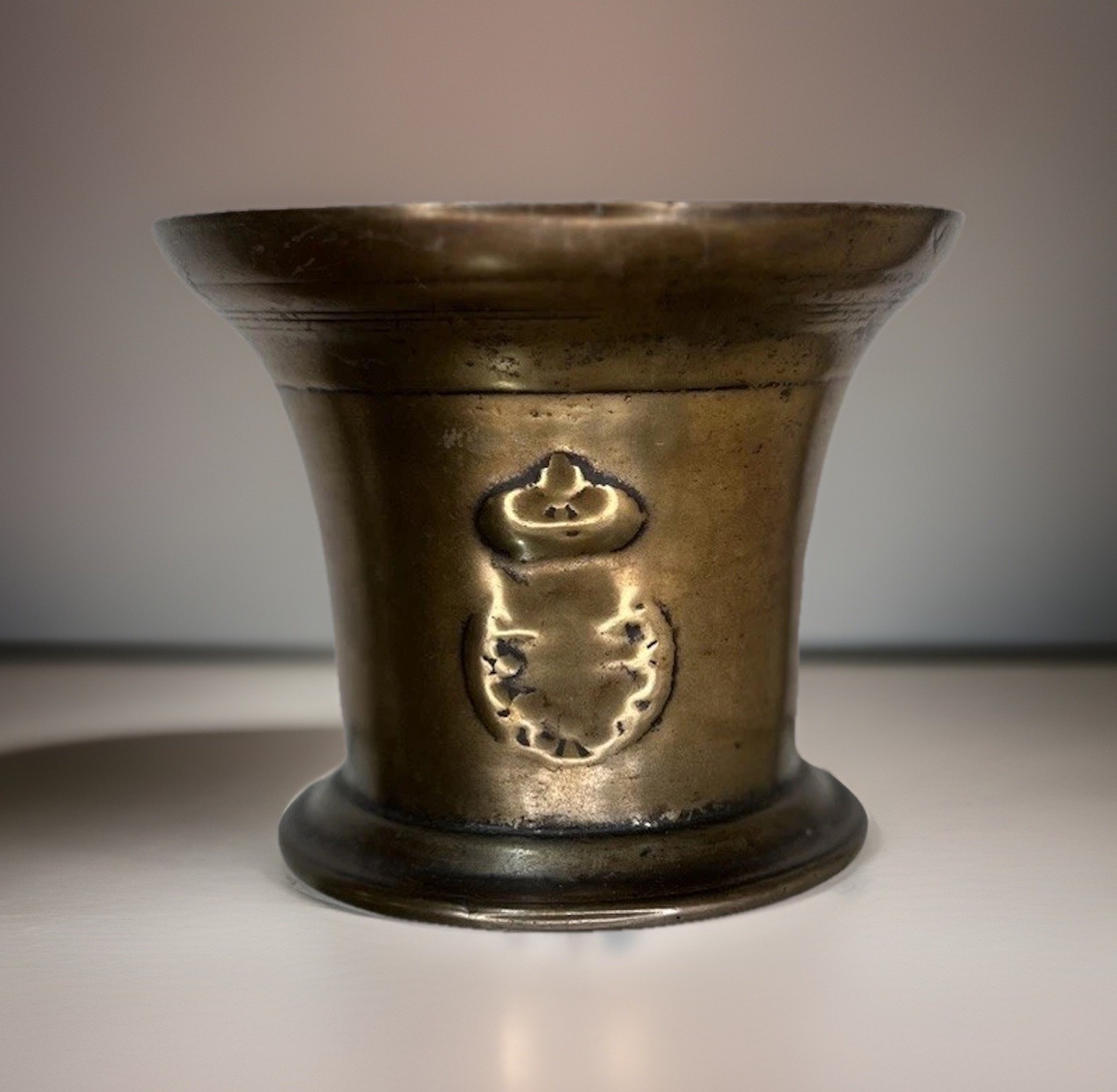 Late 17thC Bronze Mortar by Abraham Rudhall I of Gloucester Late 17thC Bronze Mortar by Abraham Rudhall I of Gloucester