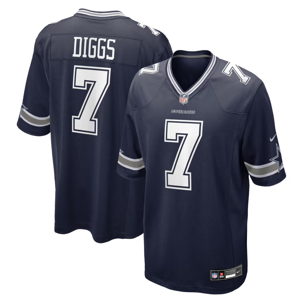 New Trevon Diggs Nike Jersey L Navy Blue Dallas Cowboys Star NWT Large New Trevon Diggs Nike Jersey L Navy Blue Dallas Cowboys Star NWT Large
