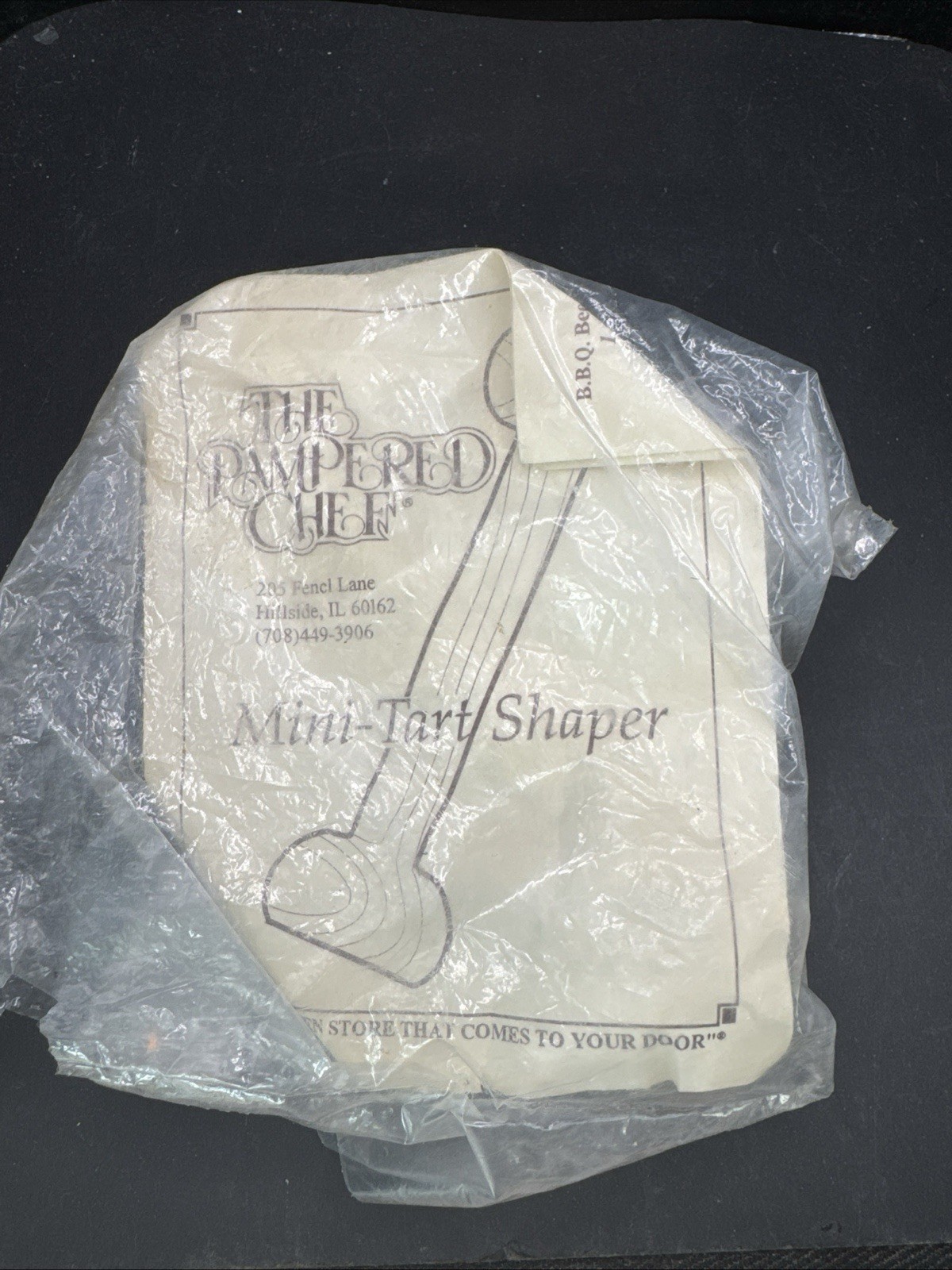 Vintage Pampered Chef Wooden Mini Tart Shaper #1590 New-Factory Sealed Package Vintage Pampered Chef Wooden Mini Tart Shaper #1590 New-Factory Sealed Package