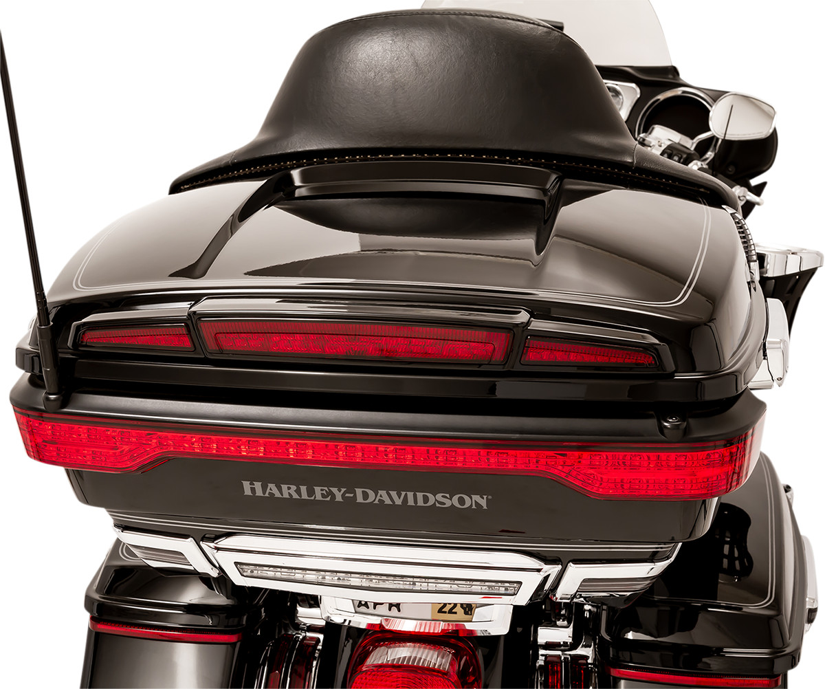 CIRO Streak Trunk Light with Lightstrike Technology Black-Red 40115 for Harley