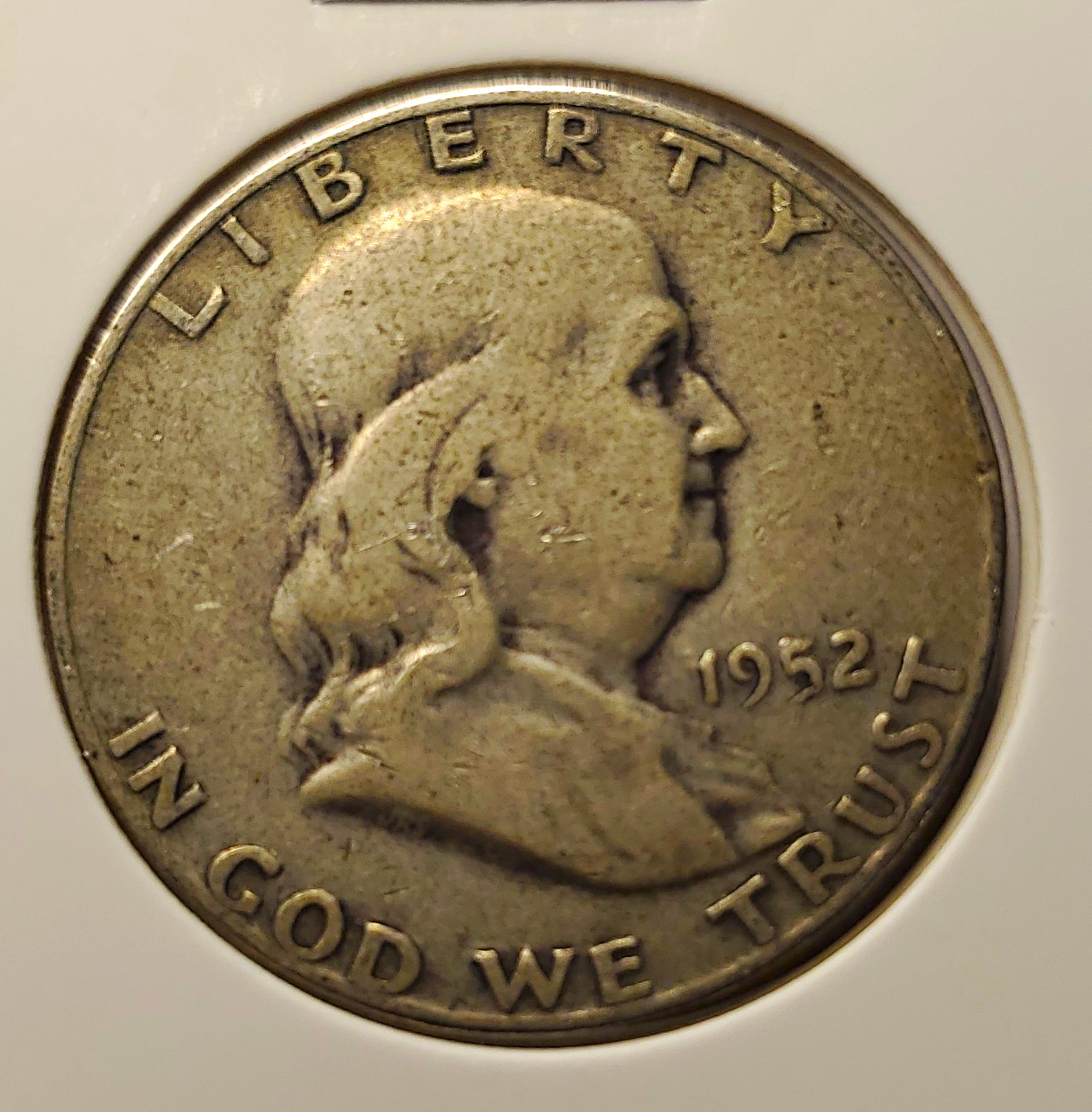 1952-D Franklin Half Dollar 50C Business Strike 90% Silver 1952-D Franklin Half Dollar 50C Business Strike 90% Silver