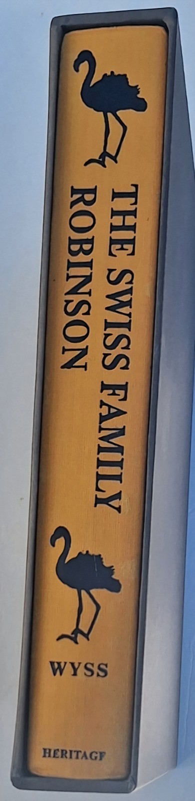 Swiss Family Robinson by Johann Wyss w/ Slipcase Heritage Press VINTAGE 1963 Swiss Family Robinson by Johann Wyss w/ Slipcase Heritage Press VINTAGE 1963