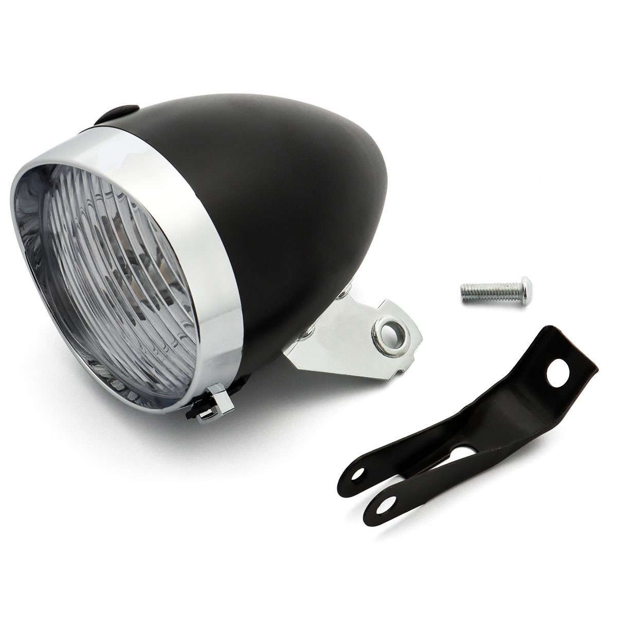 Classical Vintage LED Bike 12V-48V Headlight Bicycle Retro Light Front Head Lamp