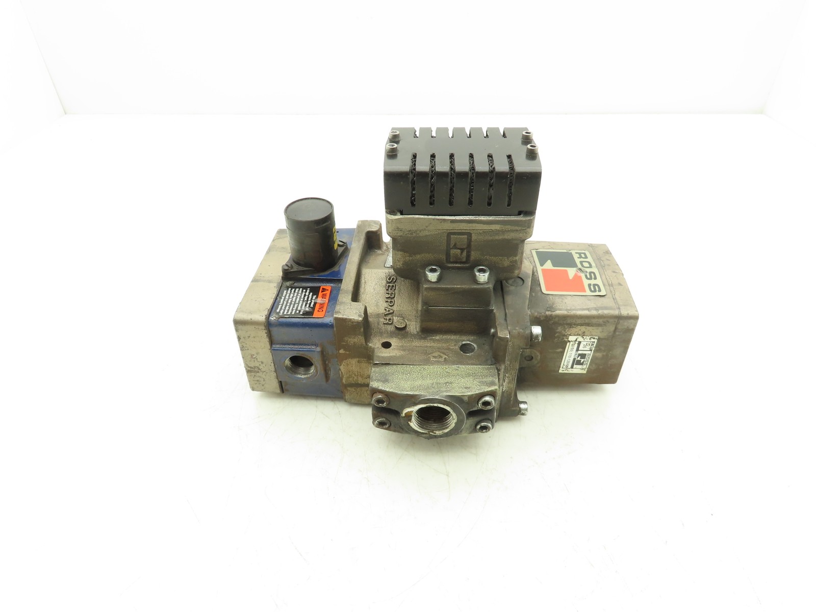 Ross Controls 3573A5141 Pneumatic Double Valve E-P Monitor 120V Solenoid 3/4\