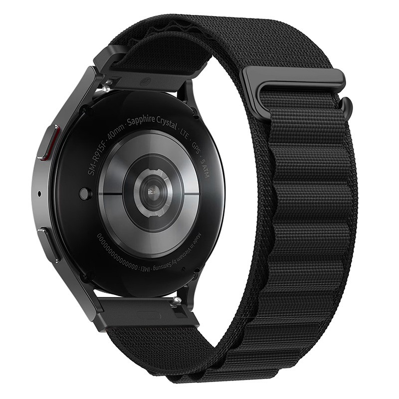 High Quality Adjustable Nylon Woven Mountain Loop Watch Strap Sport Band 20 22mm High Quality Adjustable Nylon Woven Mountain Loop Watch Strap Sport Band 20 22mm