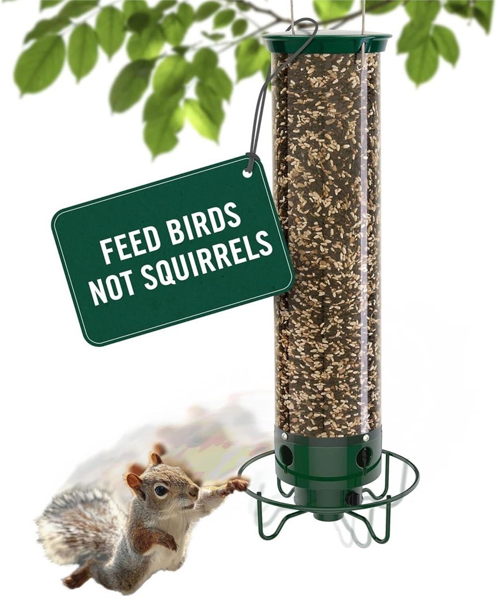 Droll Yankees Yankee Flipper Squirrel-Proof Bird Feeder - 5-Pound Seed Capacity,