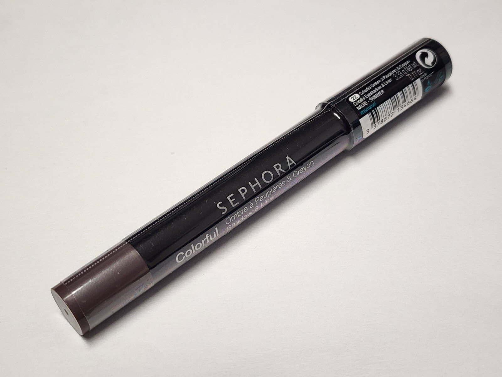 Sephora Colorful Shadow and Liner Pencil Waterproof 22 Dark Taupe Shimmer