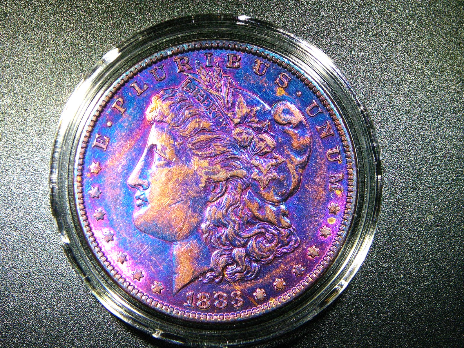 F/VF NICELY TONED 1883 MORGAN SILVER DOLLAR NICE COLLECTOR GRADE COIN M-1868