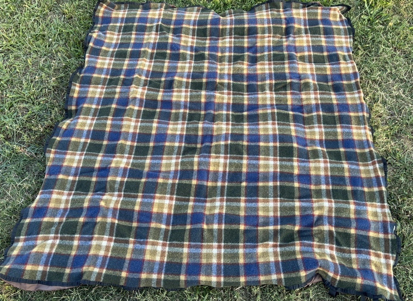 Pendleton Home Collection Wool Outdoor Blanket Plaid 60x70 USA Carry Case Pendleton Home Collection Wool Outdoor Blanket Plaid 60x70 USA Carry Case