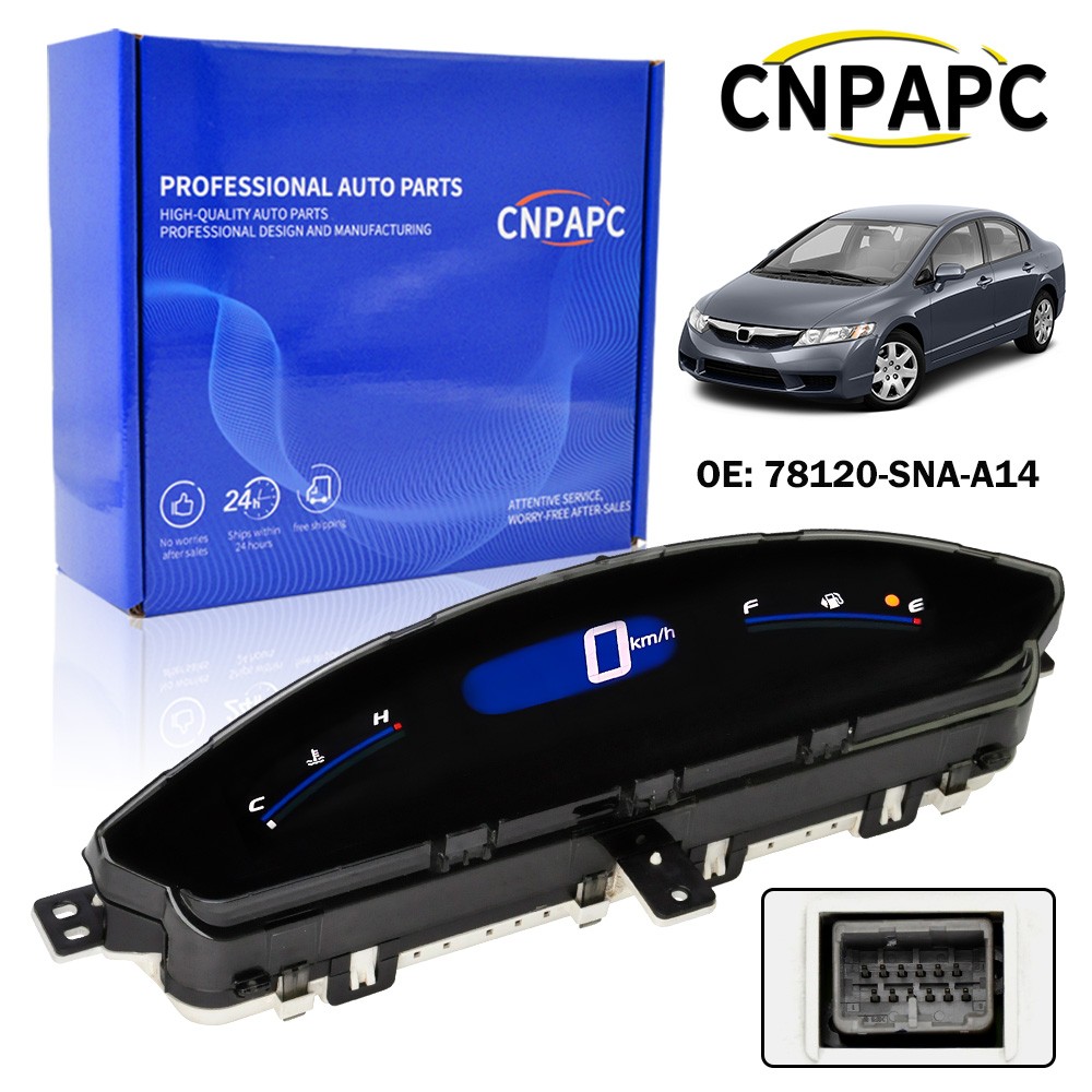 For 06-11 Honda Civic Sedan Speedometer Upper Dash Display Gauge Instrument For 06-11 Honda Civic Sedan Speedometer Upper Dash Display Gauge Instrument