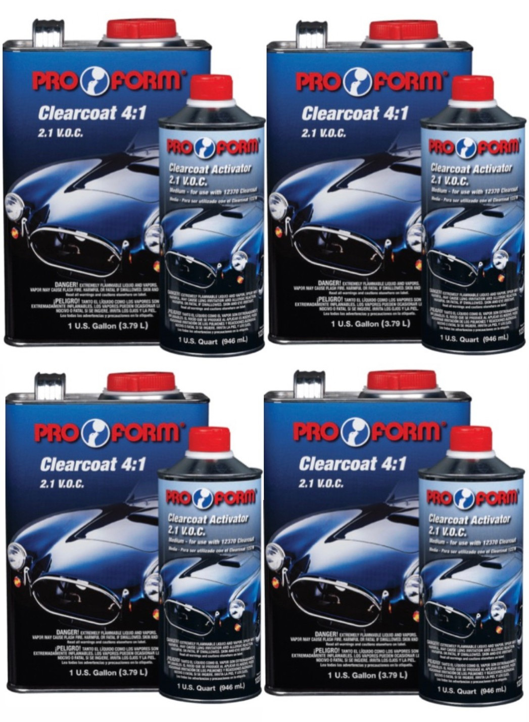 ProForm Clearcoat 4:1 Low V.O.C. Gallon CASE (4) 
