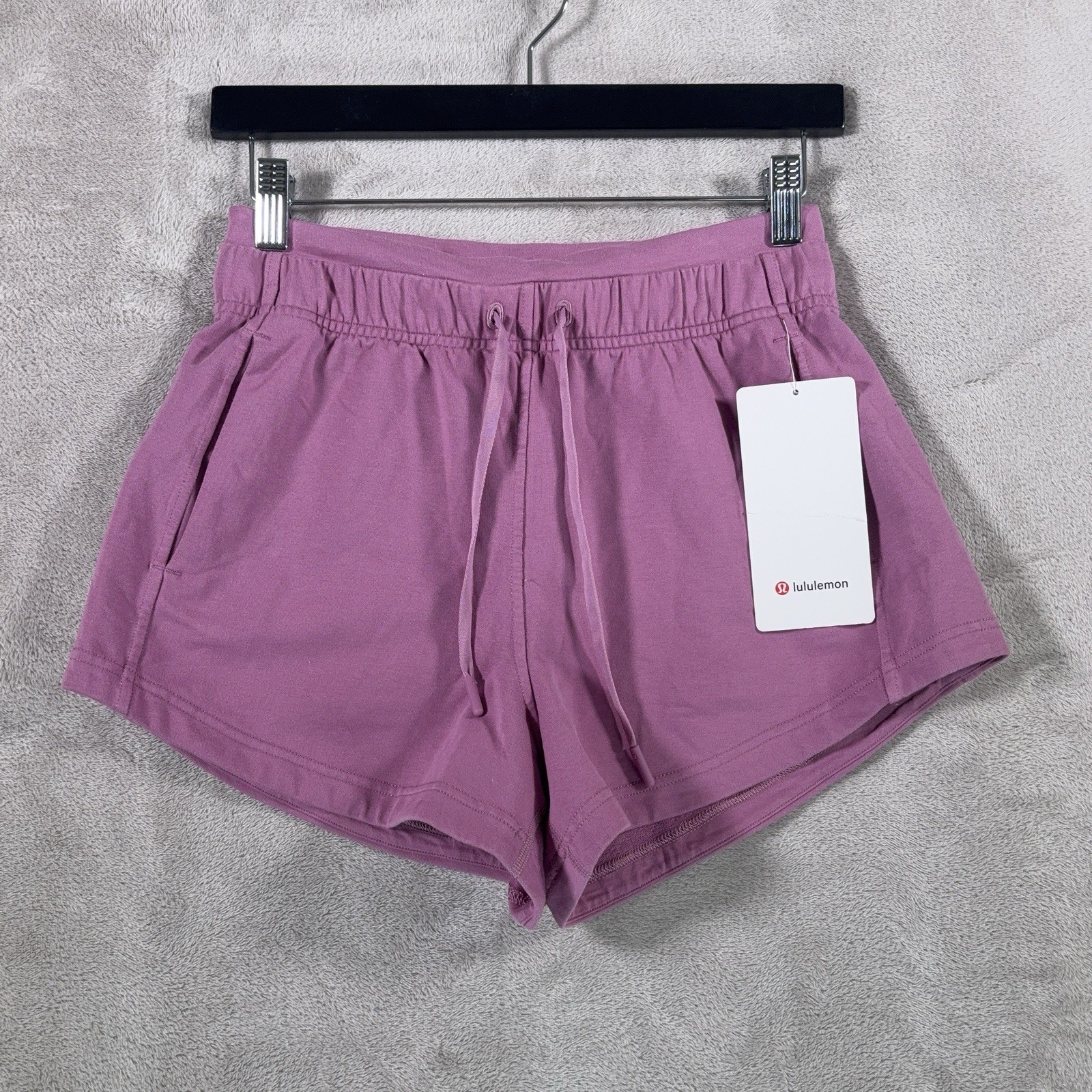 Lululemon Inner Glow High Rise Shorts Womens 4 Velvet Dust Performance