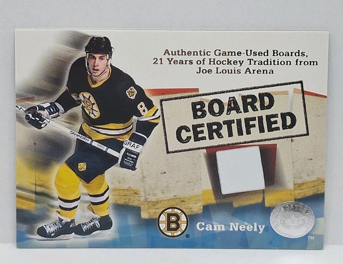 2001-02 Fleer Cam Neely Board Certified HOF Bruins (P14) 2001-02 Fleer Cam Neely Board Certified HOF Bruins (P14)